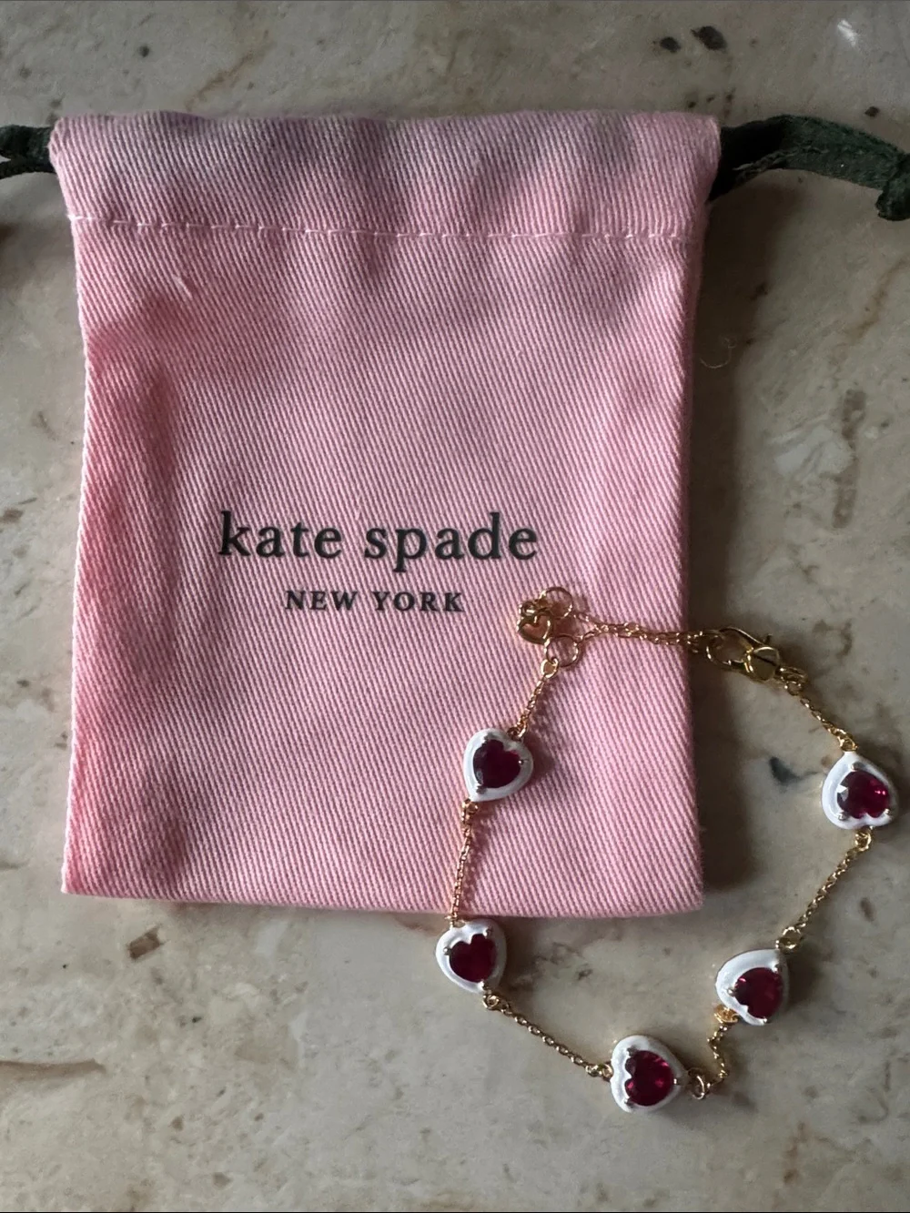 Kate Spade Sweetheart Line Bracelet NEW $128 - Picture 2 of 2
